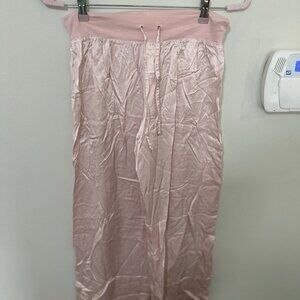 PJ Harlow pink satin pjs